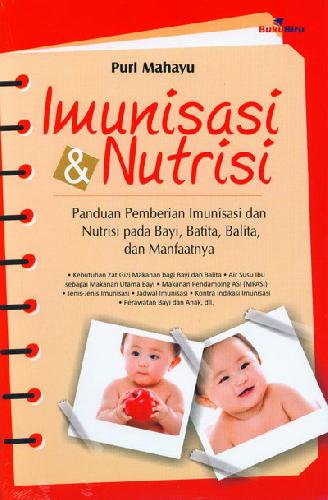 Cover Buku Imunisasi dan Nutrisi