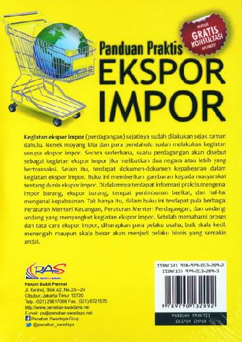 Cover Belakang Buku Panduan Praktis Ekspor Impor