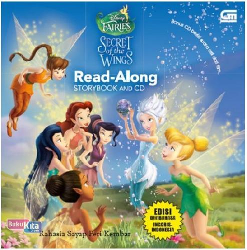 Cover Buku Disney Fairies: Rahasia Sayap Peri Kembar (Read-Along Storybook and CD)