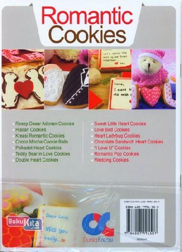 Cover Belakang Buku Romantis Cookies