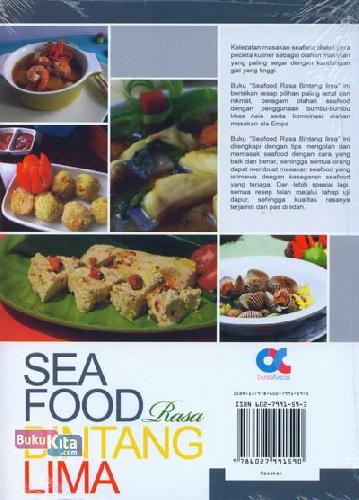 Cover Belakang Buku Seafood Rasa Bintang Lima