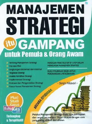 Cover Buku Manajemen Strategi itu Gampang untuk Pemula dan Orang Awam