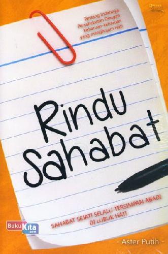 Cover Buku Rindu Sahabat