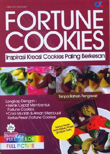 Cover Buku Fortune Cookies: Inspirasi Kreasi Cookies Paling Berkesan (Full Color)