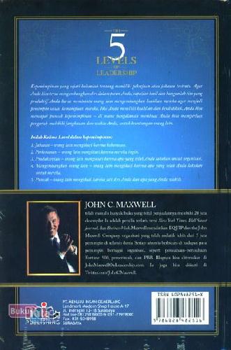 Cover Belakang Buku The 5 Levels of Leadership [Hard Cover]