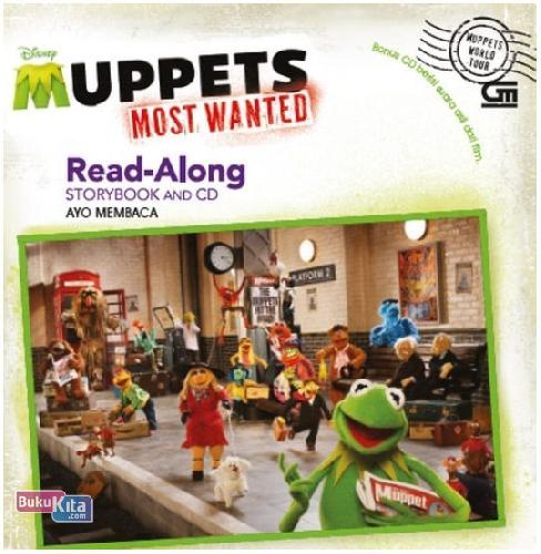 Cover Buku Muppets Most Wanted - Read-Along Storybook and CD