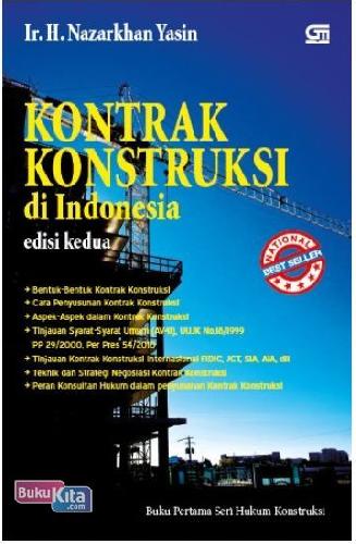 Cover Buku Kontrak Konstruksi di Indonesia (Edisi Kedua)