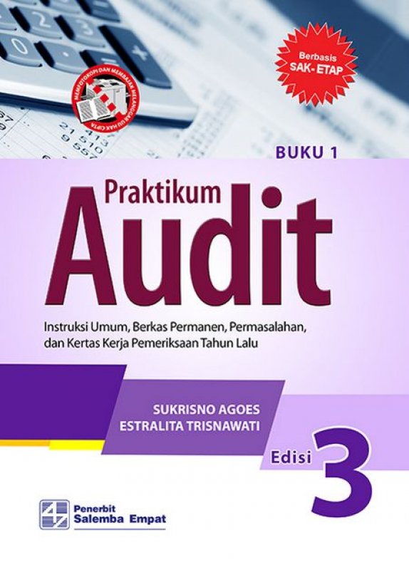 Cover Buku Praktikum Audit 1, E3 Dan Praktikum Audit (Kertas Kerja Pemeriksaan) 2, E3