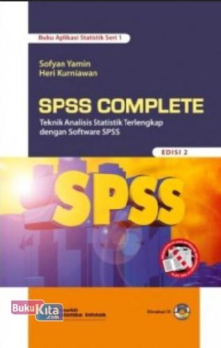 Cover Buku SPSS COMPLETE (Teknik Analisis Terlengkap dengan Sofware SPSS) Seri 1, E2