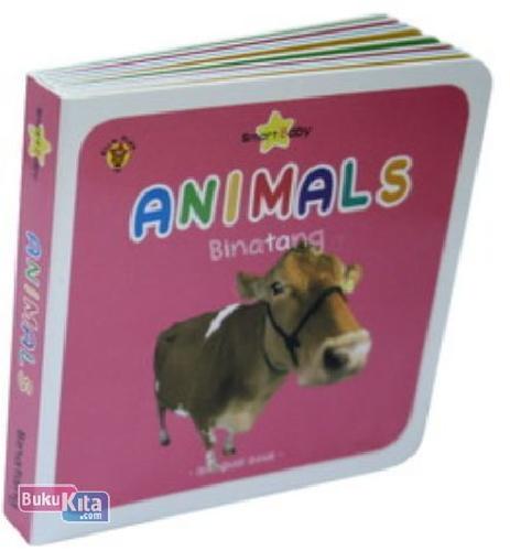 Cover Buku Board Book Smart Baby: Animals
