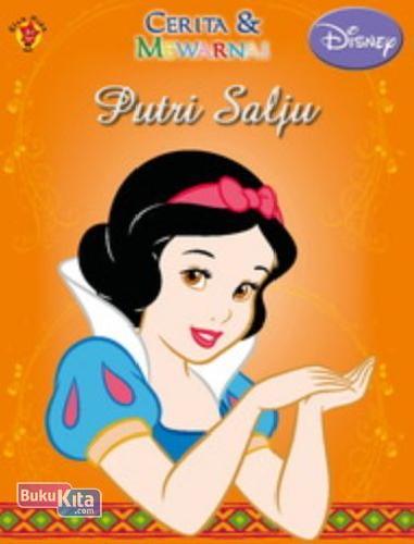 Cover Buku Cerita dan Mewarnai Disney Putri Salju