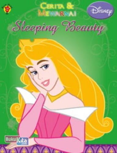 Cover Buku Cerita & Mewarnai Disney Sleeping Beauty