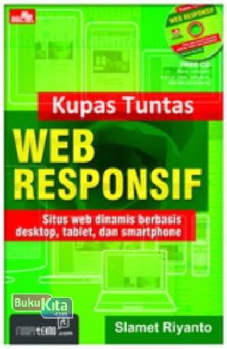 Cover Buku Kupas Tuntas Web Responsif + CD