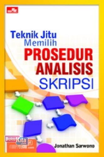 Cover Buku Teknik Jitu Memilih Prosedur Analisis Skripsi