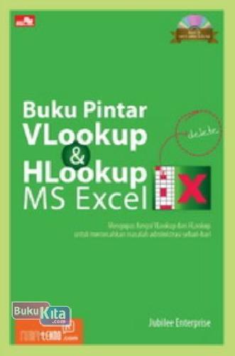 Cover Buku Buku Pintar VLookup dan HLookup MS Excel + CD