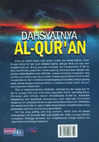 Cover Belakang Buku Dahsyatnya Al-Quran