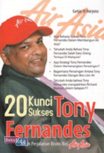 Cover Buku 20 Kunci Sukses Tony Fernandes