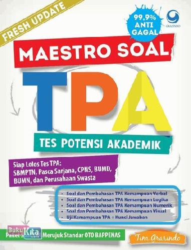 Cover Buku Fresh Update Maestro Soal TPA