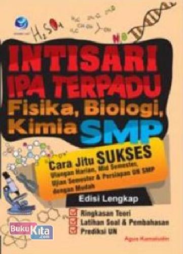 Cover Buku Intisari Ipa Terpadu Fisika, Biologi, Kimia SMP