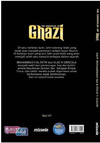 Cover Belakang Buku Seri #1: The Chronicles Of Ghazi