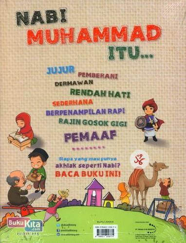 Cover Belakang Buku Belajar Akhlak dari Nabi Muhammad