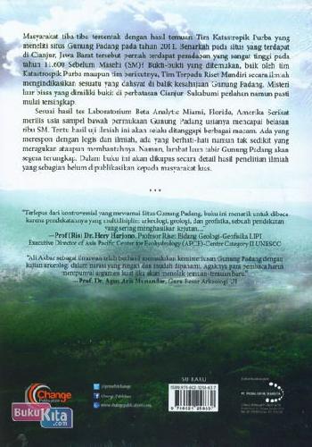 Cover Belakang Buku Situs Gunung Padang: Misteri dan Arkeologi