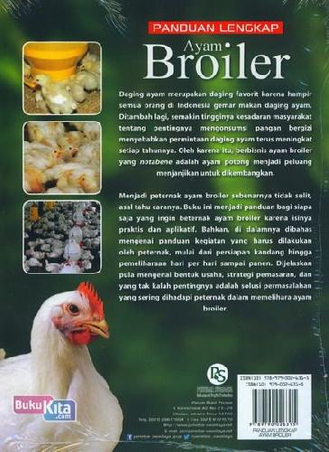 Cover Belakang Buku Panduan Lengkap Ayam Broiler