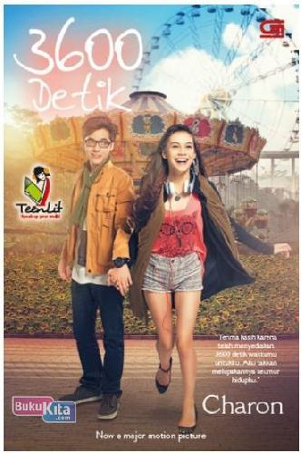 Cover Buku TeenLit: 3600 Detik (Cover Film)