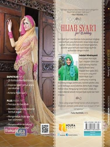 Cover Belakang Buku Hijab Syar'I For Wedding