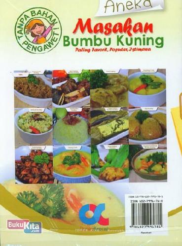 Cover Buku Aneka Masakan Bumbu Kuning Paling Favorit, Populer, Istimewa
