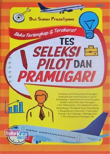 Cover Buku Buku Terlengkap & Terakurat Tes Seleksi Pilot dan Pramugari