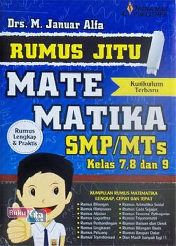 Cover Buku Rumus Jitu Matematika SMP/MTs Kelas 7, 8 dan 9