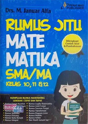 Cover Buku Rumus Jitu Matematika SMA/MA Kelas 10,11 & 12