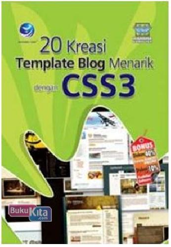 Cover Buku 20 kreasi Template Blog Menarik Dengan CSS3