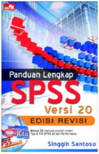 Cover Buku Panduan Lengkap SPSS Versi 20 Edisi Revis + CD