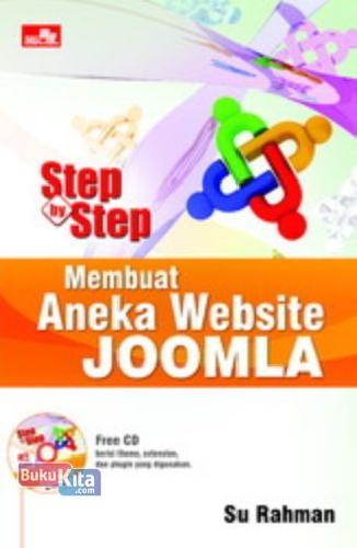 Cover Buku Step By Step Membuat Aneka Website Joomla + CD