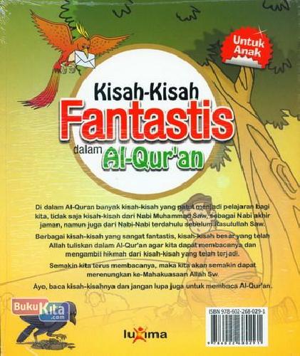 Cover Belakang Buku Kisah-Kisah Fantastis dalam Al-Qur'an