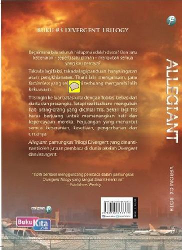 Cover Belakang Buku Allegiant