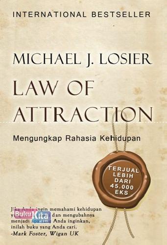 Cover Buku Law Of Attraction HC-Mengungkap Rahasia Kehidupan