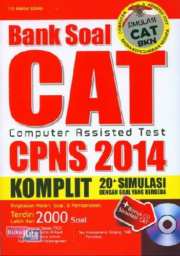 Cover Buku Bank Soal Cat CPNS 2014