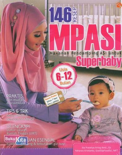 Cover Buku 146 Resep MPASI Untuk Superbaby Usia 6-12 Bulan