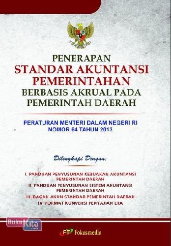 Cover Buku Penerapan Standar Akuntansi Pemerintah Berbasis Akrual Pada Pemerintah Daerah