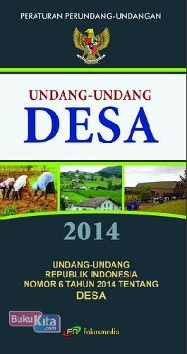Cover Buku Undang - Undang Nomor 6 Tahun 2014 tentang Desa