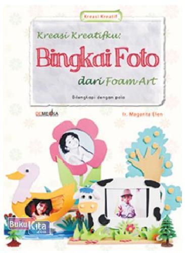 Cover Buku Bingkai Foto dari Foam Art