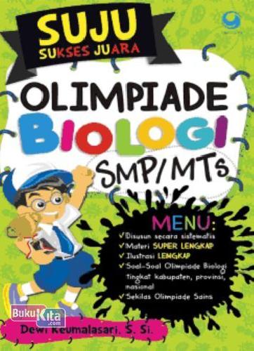 Cover Buku SUJU Sukses Juara Olimpiade Biologi SMP/MTs