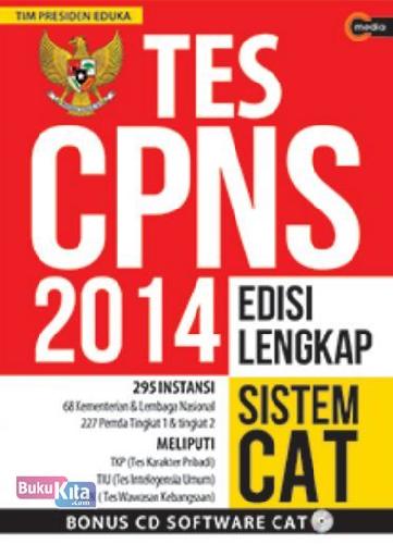 Cover Buku Tes CPNS 2014 Edisi Lengkap Sistem CAT