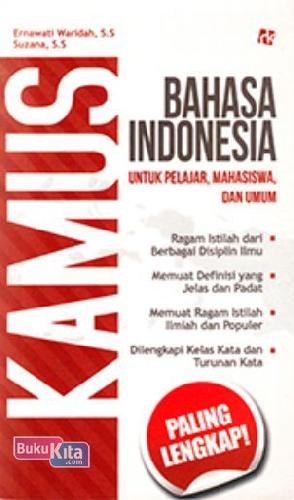 Cover Buku Kamus Bahasa Indonesia untuk Pelajar, Mahasiswa, dan Umum