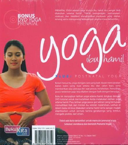 Cover Belakang Buku Yoga Ibu Hamil
