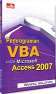 Cover Buku Pemrograman VBA pada Microsoft Access 2007