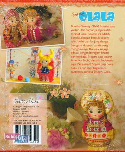 Cover Belakang Buku Sweety Olala - Kreasi Boneka Cute dari Mancanegara